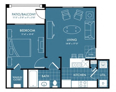 TEWii A1 Floor plan at Retreat at Magnolia, Magnolia, TX, 77354